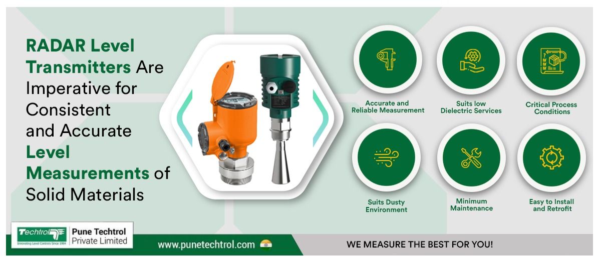 RADAR Level Transmitters Are Imperative for Consistent and Accurate Level Measurements of Solid Materials