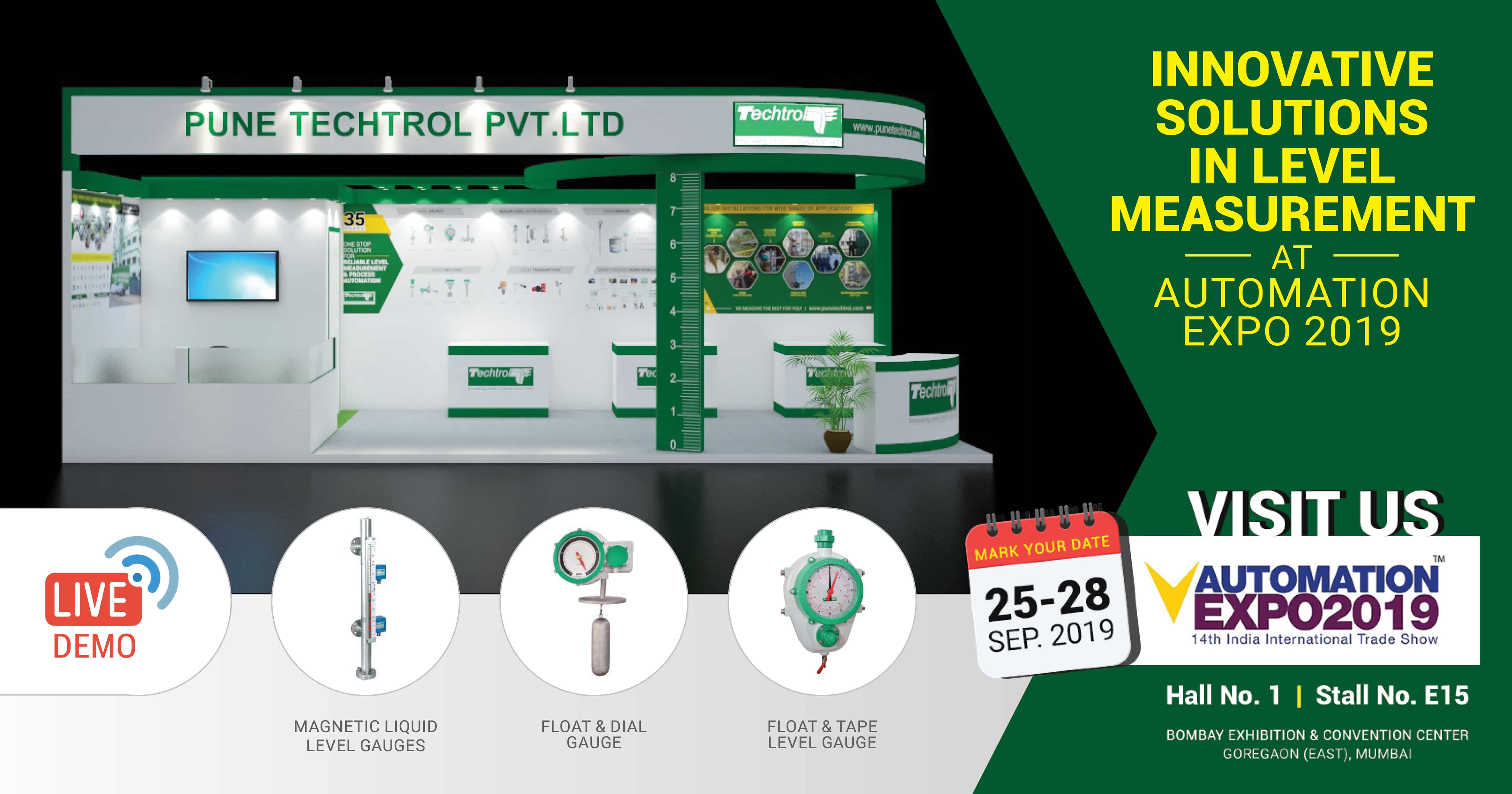 Pune Techtrol Future of Level Measurement and Process Automation [Automation India Expo 2019]