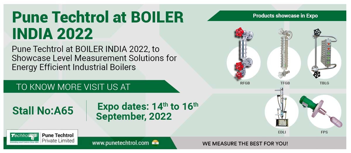 Boiler india 2022 new dates from 14 to 16 sep 2022, pune techtrol