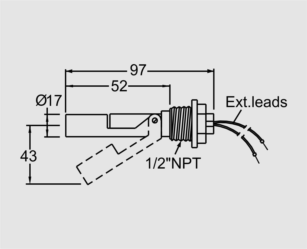  MINI FLOAT PIVOTED LEVEL SWITCHES FOR LIQUIDS – MFPS