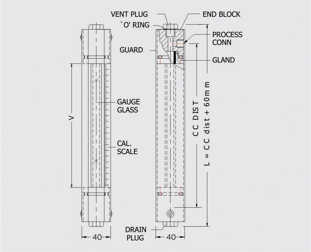  MINI TUBULAR LEVEL GAUGE - MTTG