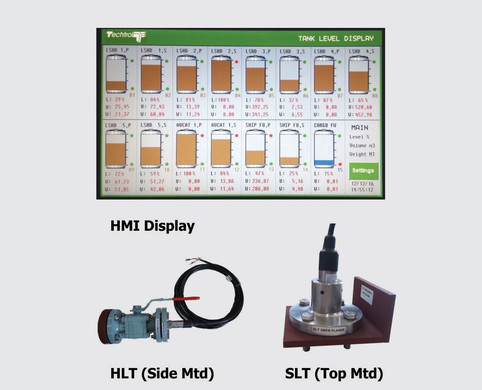 Level Automation Systems- TANK  GAUGING SYSTEM (MARINE) - TCGS